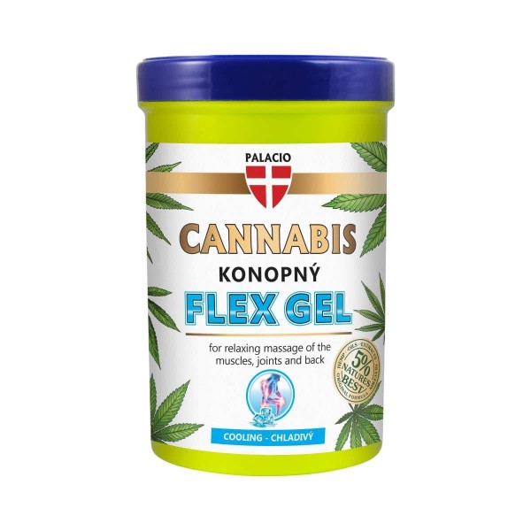 Gel de Massage au Chanvre PALACIO Flex - Effet Rafraîchissant 380 ml