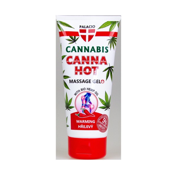 Gel de massage chauffant au chanvre PALACIO CANNAHOT - 200 ml