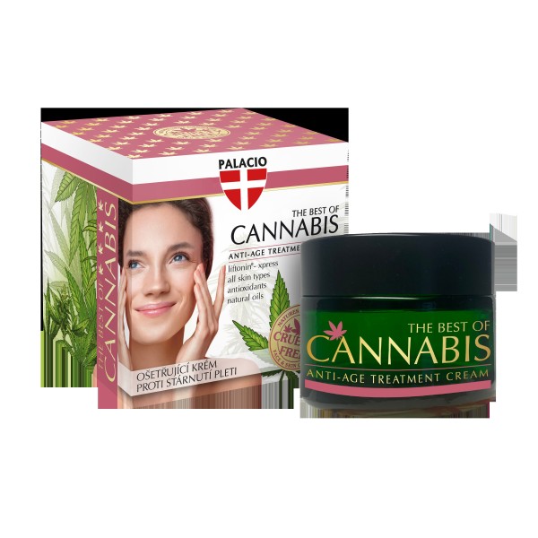Crème Visage Anti-Âge au Cannabis PALACIO 50 ml - CBD & Chanvre