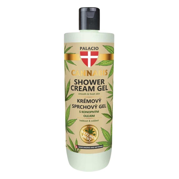 PALACIO Gel Douche Crème à l'Huile de Chanvre 500 ml