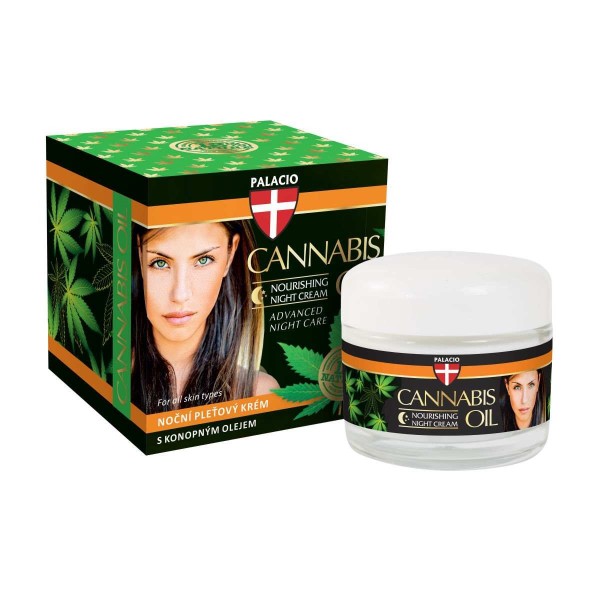 Crème de Nuit Visage au Chanvre – Soin Régénérant, 50 ml Palacio