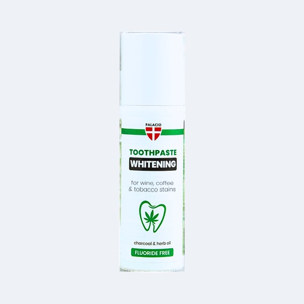Dentifrice Whitening au Charbon Actif & Huile de Chanvre, 75 g Palacio