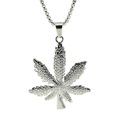 Collier Feuille de Cannabis...