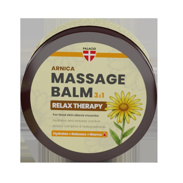 Baume de Massage Relax 3en1 Chauffant Arnica & Camphre, 300 ml Palacio