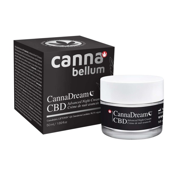 CBD CannaDream - Crème de nuit avancée, 50 ml Cannabellum