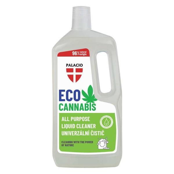 EcoCannabis – Nettoyant Multi-Usages au Chanvre, 1000 ml Palacio