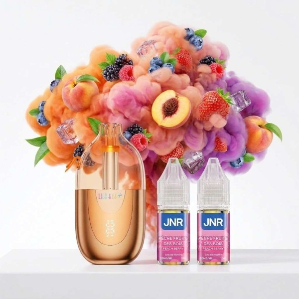 Puff Lila Kiss+ 46K+ JNR Peche Fruits des Bois