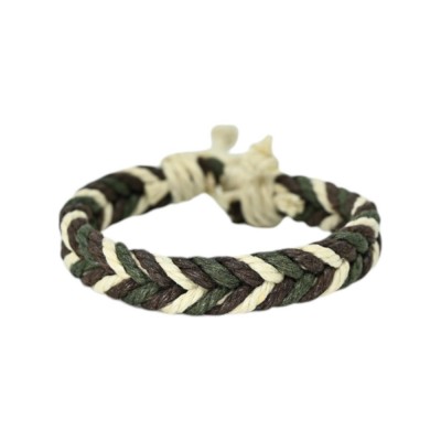 Bracelet en chanvre tressé...