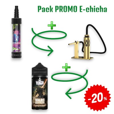 Pack e-Chicha Rouge White...