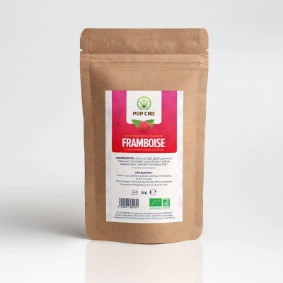 Tisane CBD bio framboise |...