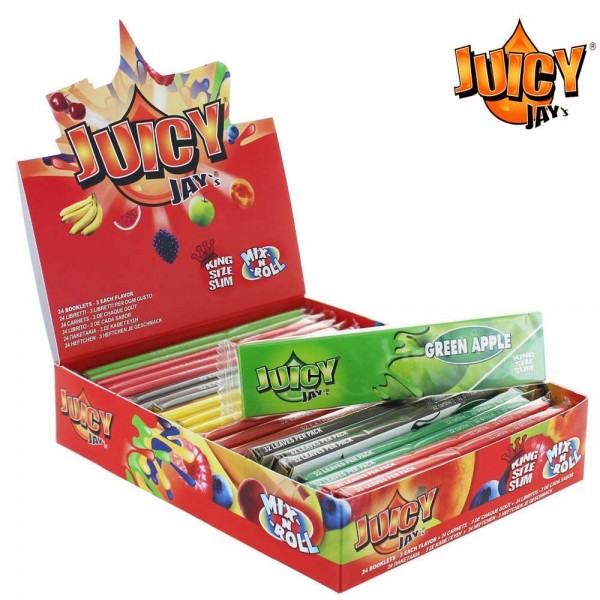 Feuille Slim Parfumées 24 carnets JUICY JAY'S