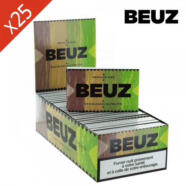 Boite de 25 Carnets Feuilles à rouler BEUZ Brown Regular