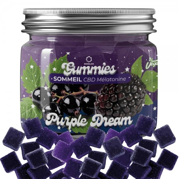 Gummies CBD Sommeil Purple Dream CBD & mélatonine