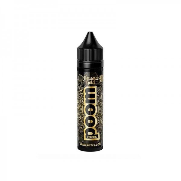 E-liquide CBD Poom Ketama Gold 50ml WEECL - Arôme Naturel Full Spectrum