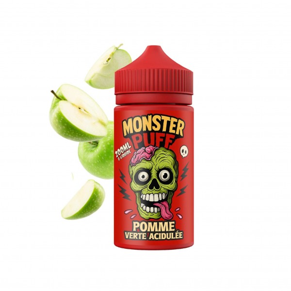 Eliquide Monster Puff 200ml Pomme Verte Acidulee