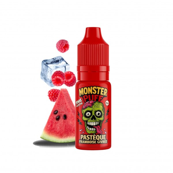 E-liquide Monster Puff Pastèque Framboise Givrée 10ml