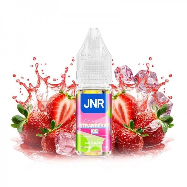 E-liquide Strawberry Ice 10ml JNR - Sel de Nicotine 20mg Fraise Glacee