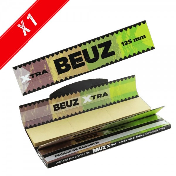 Feuilles Slim Long Brown 125mm BEUZ