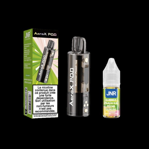 Pod JNR AeroX + E-liquide 10ml Summer Peach Ice