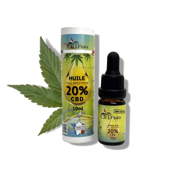Huile CBD 20% full spectrum | CBD'EAU