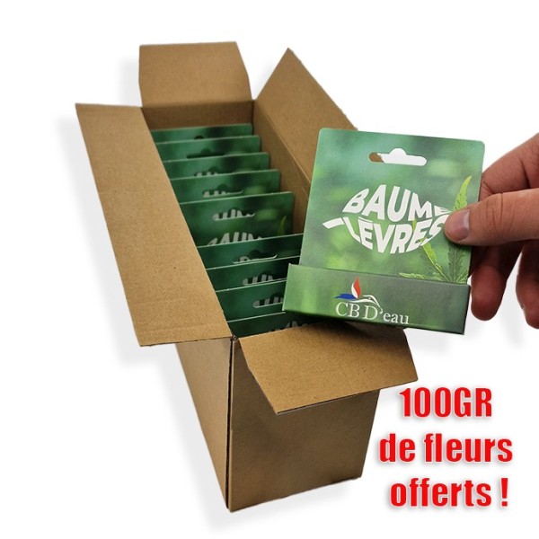 LOT BAUME À LÈVRES À L'HUILE DE CHANVRE | CBD'EAU