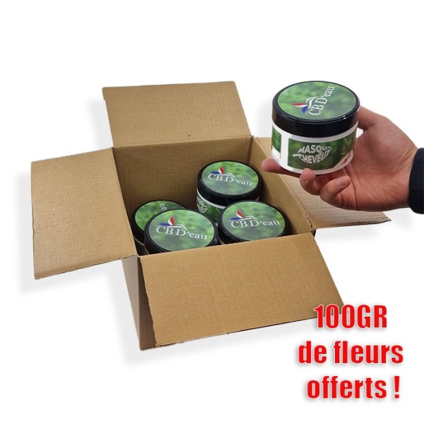 LOT MASQUE CAPILLAIRE À L'HUILE DE CHANVRE | CBD'EAU