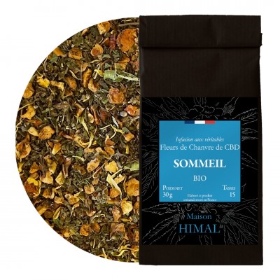 Tisane CBD bio sommeil - en...