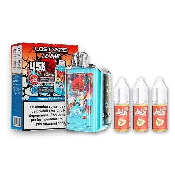 Puff Le Bar 45K Pomme Peche Poire 1000mAh 32ml - Lost Vape