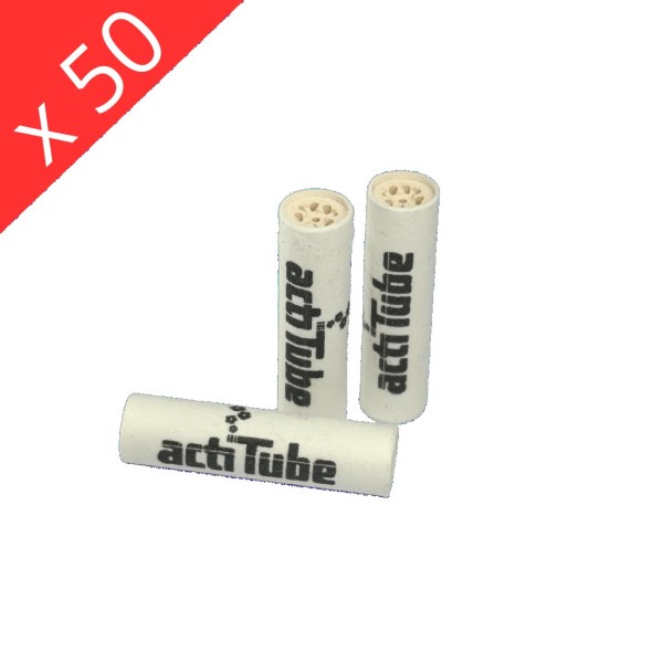 Filtre à Charbon Slim 7mm x 50pcs - ActiTube