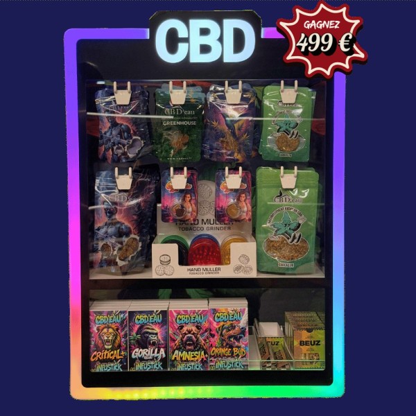 Vitrine Complète Fleurs & Résine - CBD’eau