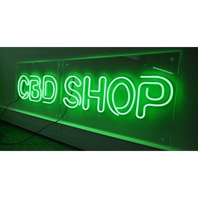 Enseigne lumineuse CBD SHOP...