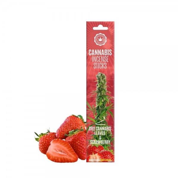 Bâtonnets d'encens au cannabis strawberry Multitrance