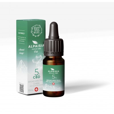 Huile CBD 5% broad spectrum...