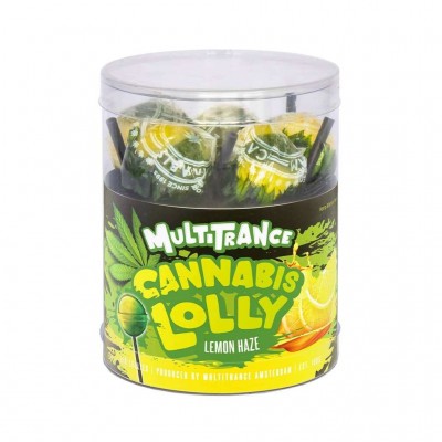 Sucette cannabis citron -...