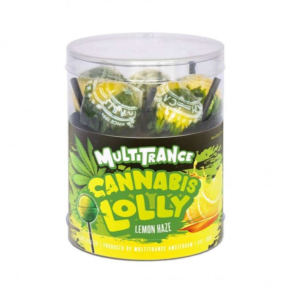 Sucette cannabis citron - 10 pcs | MULTITRANCE